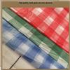 Disposable Waterproof Oil-Proof Blue Grid Tablecloth
