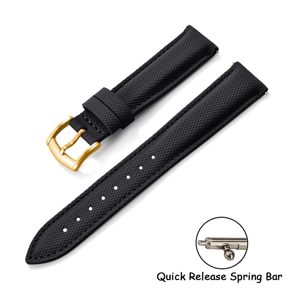 New Coated Sailcloth Strap 18/19/20/22mm Sport Fabric Waterproof WristBand Universal Accessories For Smart Watch Huawei/Samsung