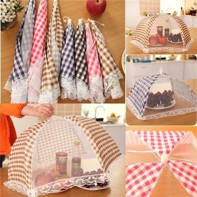 Foldable Table Food Cover Umbrella Style Anti Fly Mosquito Kitchen Cooking Tools Meal Cover Table Me