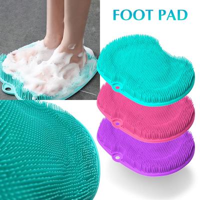 Silikonová exfoliační peelingová podložka na nohy, čisticí masážní polštářek