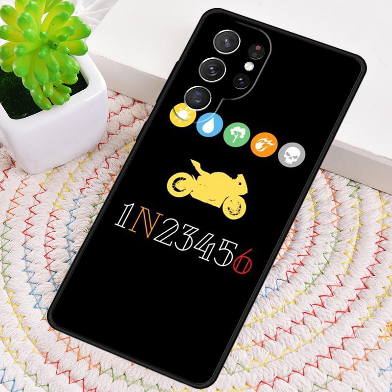 Motorcycle Gear Silicone Phone Case For Samsung Galaxy Note 10 Pro S26 S25 S24 S23 S22 S21 Plus S25Ultra Capa Cover
