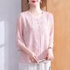 Xue Xi Women's Plus Size Chiffon Blouse