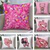 Cartoon G-Gloomy Bear Pillow Case Plush Fabric Soft Double Sided Print Sofa Cushion Cover Throw Pillow Covers