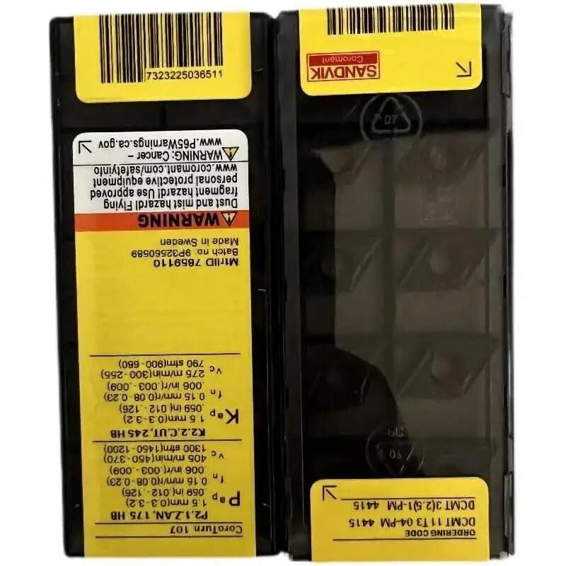 

Original Sandvik / DCMT11T304-PM 4415 / CNC lathe carbide blade 10 PCS