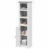 VidaXL Bathroom Cabinet BODO White 44x30x160 Cm, Bathroom Storage Cabinet, Bathroom Cupboard, 4016860