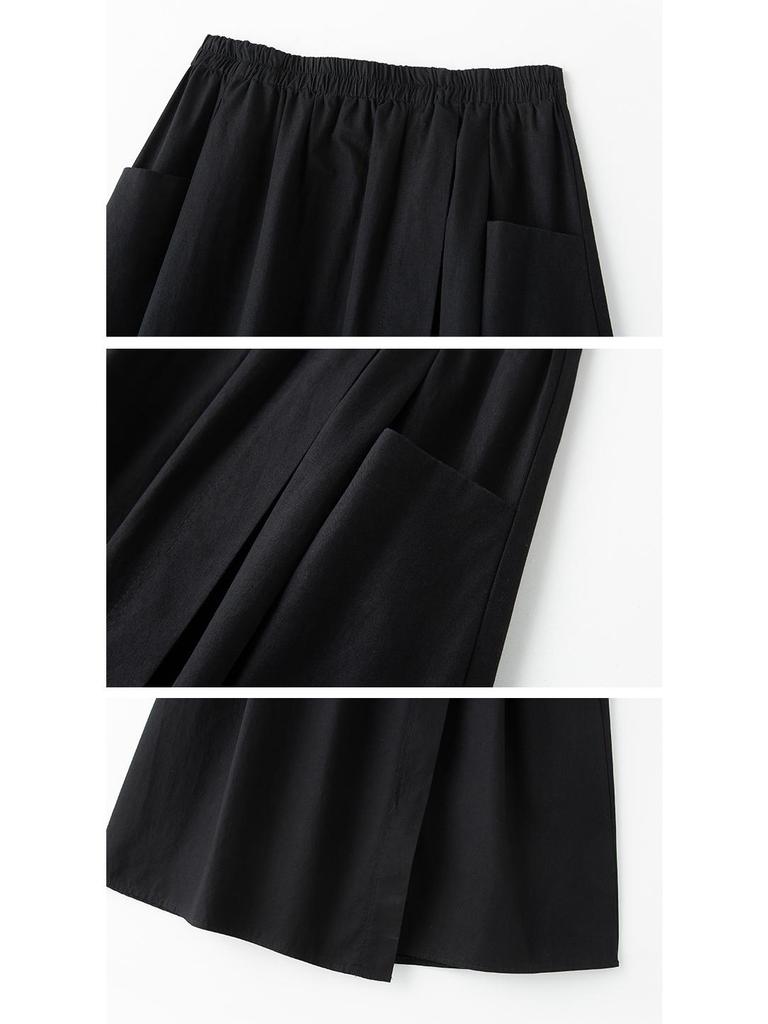 Elegant Petite Tencel Chiffon Top & Midi Skirt Set - Summer 2025