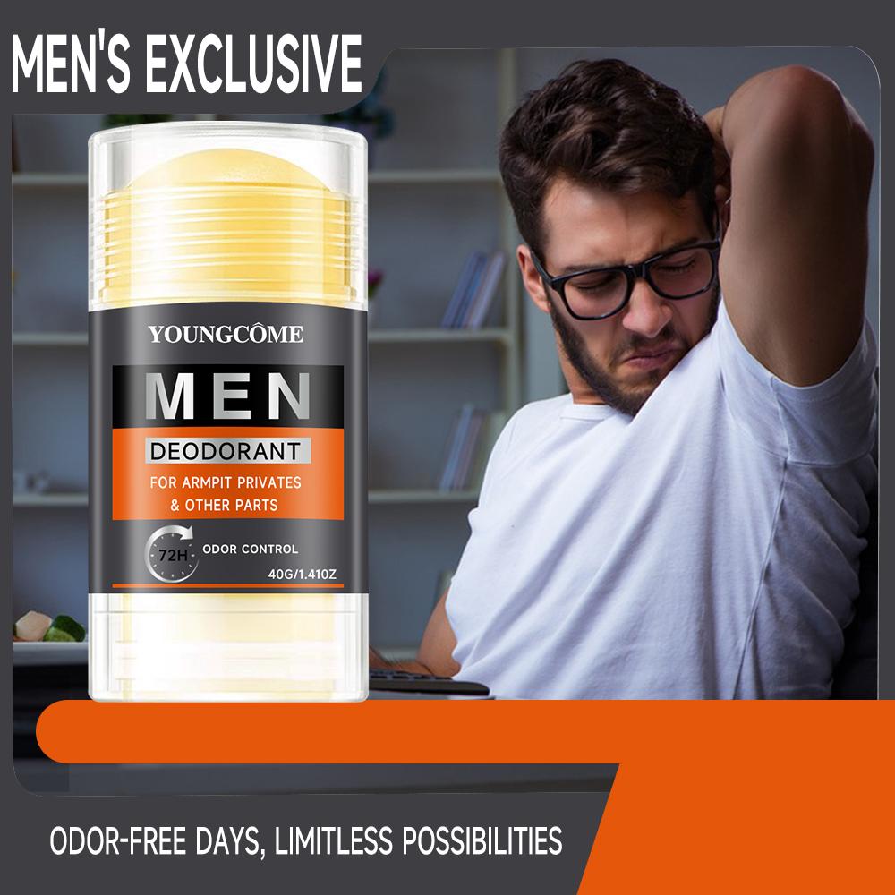 Men Odor Removing Cream Underarm Bad Smell Sweat Prevention Armpit Refreshing Antiperspirant Long Lasting Deodorant Body Care