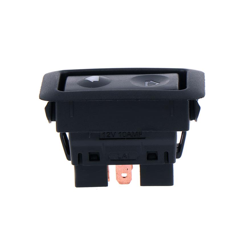 1Pc Universal 6Pin 12V/24V Car Electric Window Switch Power Window Switch For All Cars With Green Led Light Button Switch