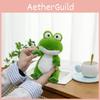 Frog Cute Sitting Animal Plush Keychain Cartoon Pendant Bag Decorations Gift