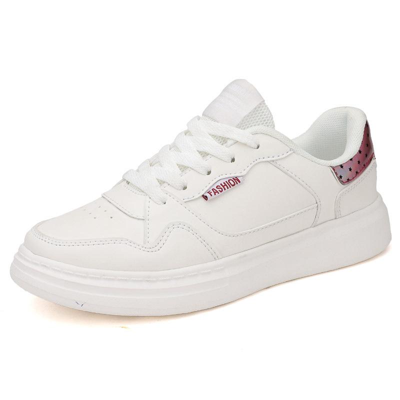 Spring new women's ins street shoes, shallow mouth breathable student leisure sports shoes