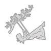 Swing Under the Tree Frame Metal Silvery Stencil Embossing Cutting Dies For Diy Scrapbooking Paper Album Cards Making
