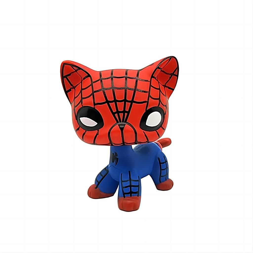 Raro Negozio di Animali lps Action Figure Stand Giocattolo Gatto Pelo Corto Vecchio Cane Originale Bassotto Pastore Alano
