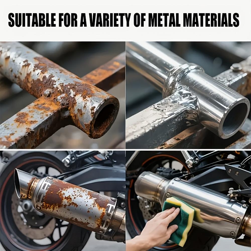 Multi-functional metal polishing paste, metal iron powder remover, scratch repair cream, oxide layer disappearance, suitable for