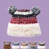2025 Cute Bear Wool Hat Plush Warm Big Head Circumference Knitted Hat Headgear Season