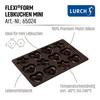 Moule à gâteau - lurch - 65024 - silicone platine - 12 formes - résistant de -40°c à 240°c