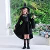 Halloween Hexenkostüm Mädchen Mama Passendes Set Langarmkleid Mit Accessoires Cosplay Outfit Kinderparty