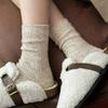 2025 Autumn Winter Thermal Wool Cashmere Socks for Women Floor Sleeping Thicken Warm Knitted Crew Socks