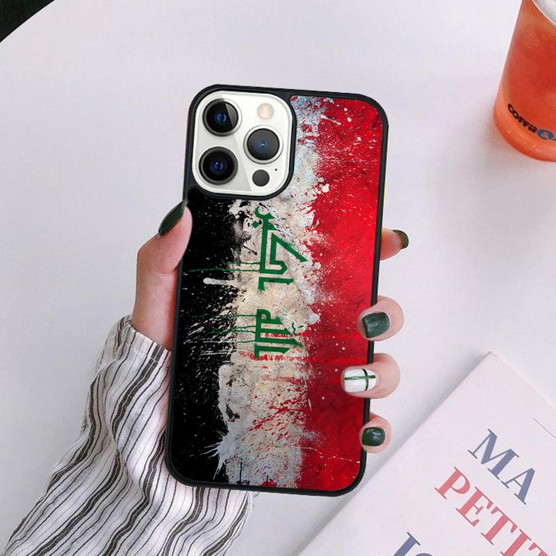 

Iraqi Iraq National Flag Phone Case For iPhone 17 Air 14 13 12 16Pro Max 15 Plus Cover Shell Max coque iPhone 15pro