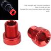 2Pcs Bike Crank Screw Spline Centre Shaft Aluminium Alloy High Strength Anticorrosion Sturdy   Bike Crank Cover