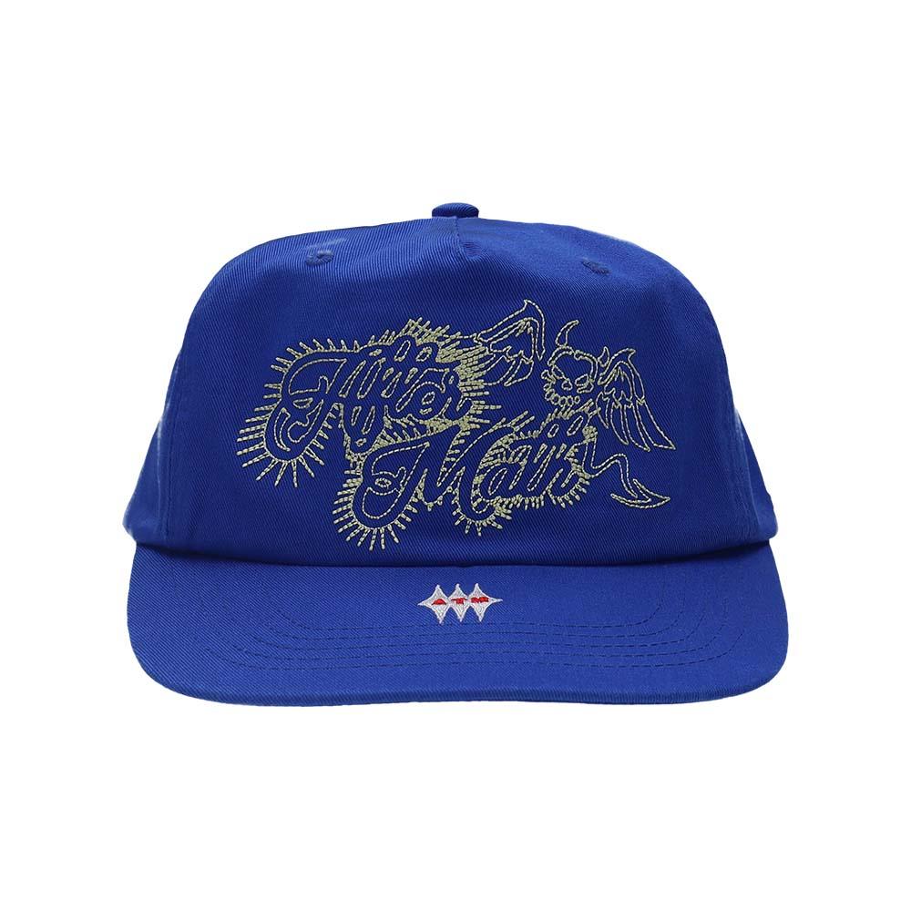 AFTERMATH Atm Devil Logo Ball Cap Blue
