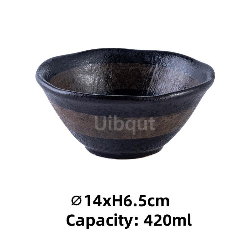 5inch 5.5 Inch Japanese Ceramic Rice Bowl Porcelain Dishes Pretty Restaurant Table Top Items Soup Noodles Sauce Bowls Dinnerware