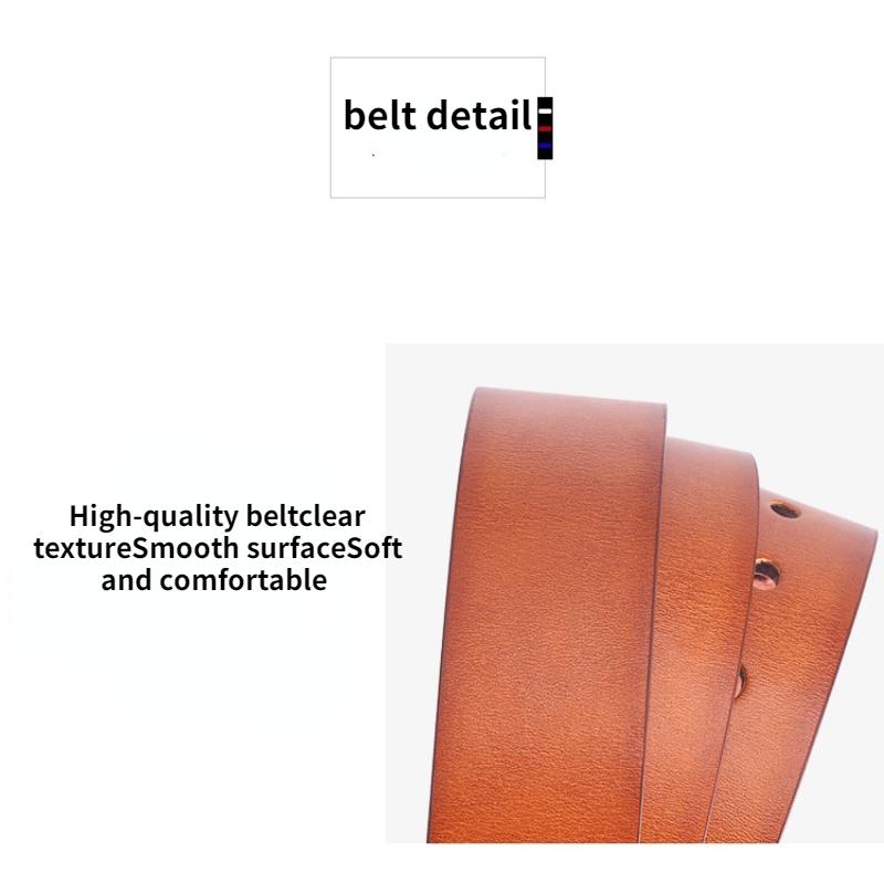 Ležérní retro opasek z PU mikrovlákna Pánský opasek se špendlíkem se sponou Praný opasek pro střední a mladý věk