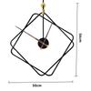 Nordic Iron Art Wall Clocks Modern Kitchen Living Room Dining Room Home Decoration Hanging Watch Simple Silent Black Wall Clocks