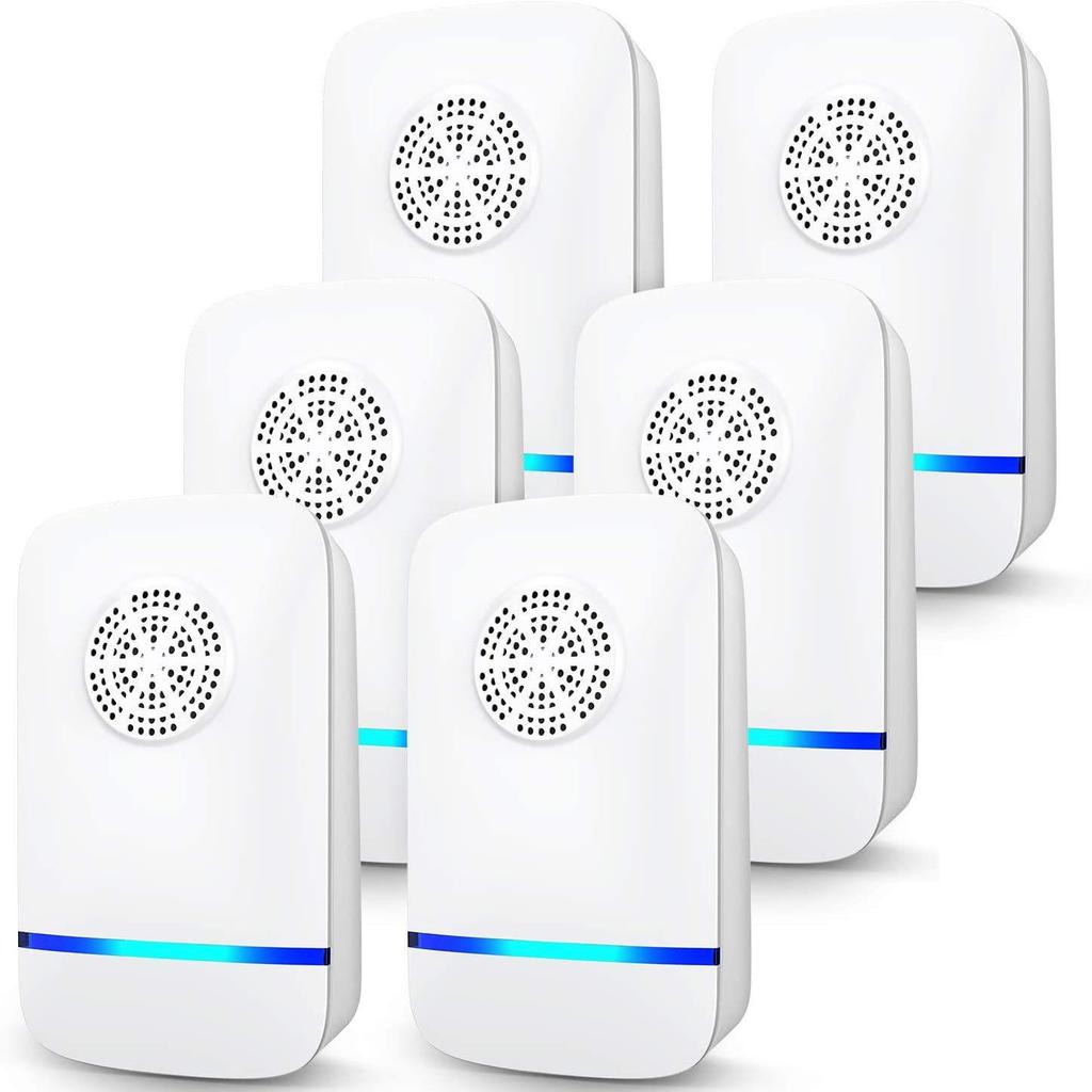 Smart Ultrasonic Pest Repeller: Mosquito, Mouse, Insect, and Cockroach Killer Lamp