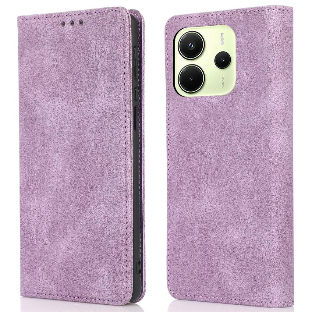 For Xiaomi Redmi Note 14 4G (164.84mm) Case Wallet Magnetic Closing Leather Flip Phone Cover