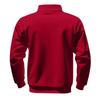 Men's Winter Heavyweight Velvet-Lined Loose-Fit Stand Collar Pullover Hoodie