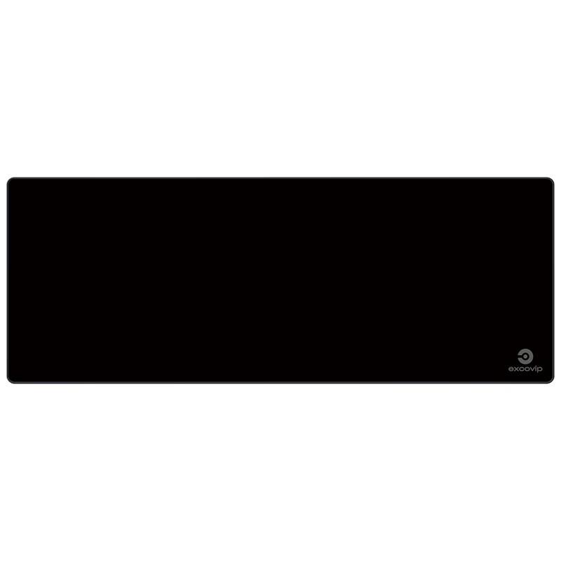 EXCO Black Large Mouse Pad Gaming Desk Mat Keyboard Pad Computer Office Solid Color FPS Thickened Long Precision Lock Edge 0687