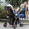 Stroller Organizer Stroller Storage Bag Adjustable Pushchair Mesh Pocket Snack Container for Outdoor Walks Diaper Grocery