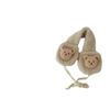 New Fashion Korea Women Winter Warm Plush Earmuff Ear Warmer Cute Bear Adults Kids Tie Plush Earmuffs