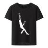 Felsklettern Silhouette Baumwoll-T-Shirts Y2k-Stil Streetwear T-Shirt Herren Bequem Cool Street Mode Muster Neuheit
