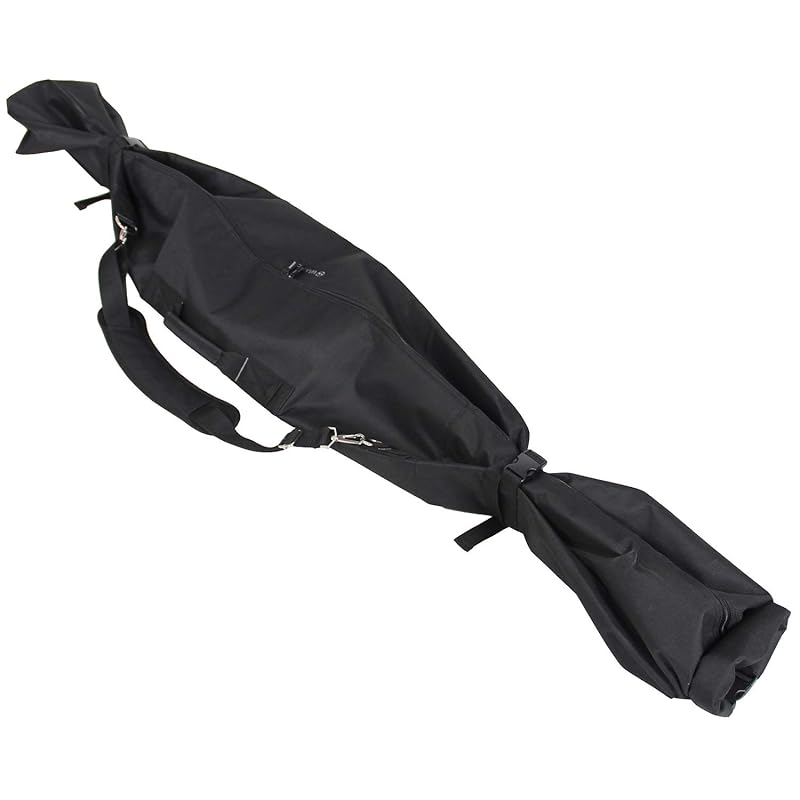 VAXPOT Ski Case, Fits Skis 145-180cm [Adjustable Length, Padded] VA-3290 BLK, One Size Fits All