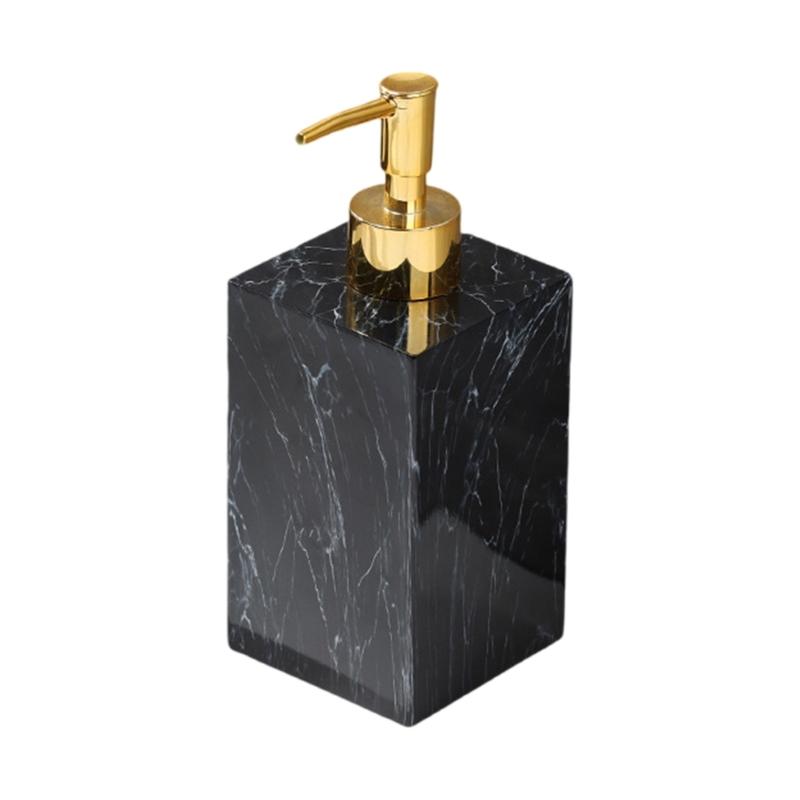 Shower Soap Dispenser Marble Texture Soap Dispenser Hand Soap Dispenser Bottle with Pump Hand Wash Dispenser for Kitchen