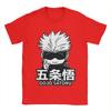 JJujutsu KKaisen Gojo Satoru T Shirts for Men Cotton Vintage TShirt Round Collar  Tees Short Sleeve Clothing Gift Idea