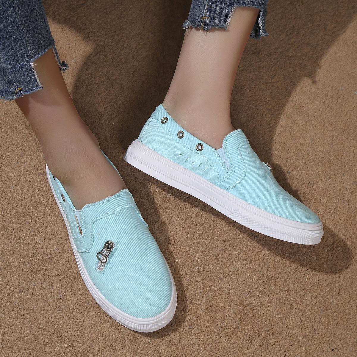 

Большой размер одинарная обувь мужская и женская пары парусиновая обувь повседневная обувь для скейтборда на одной педали 43 43 синий