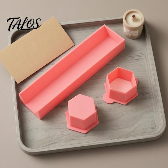 Talos Hexagonal Cake Mold, Durable PLA Biscuit Non-Deformable Easy Clean Baking Tool, for Uniform Flat Cookies And Biscuits