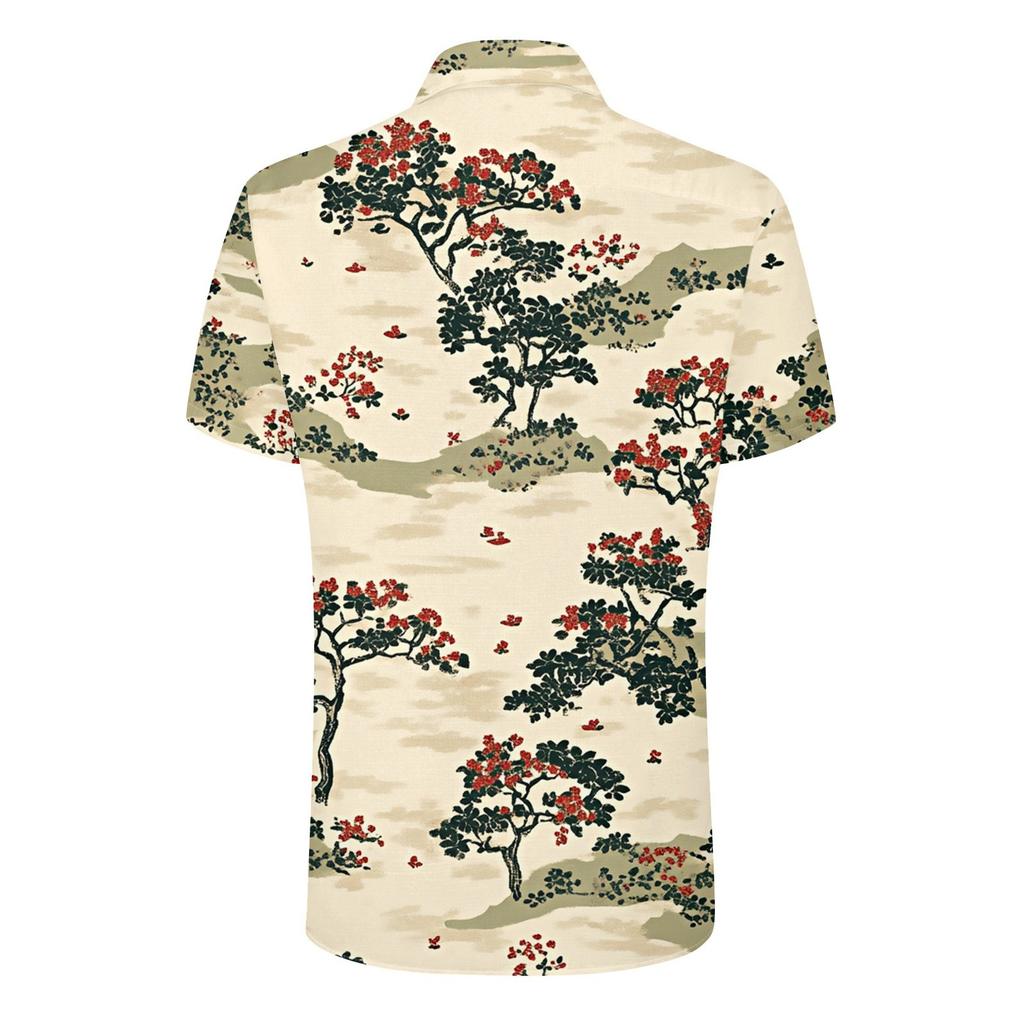 Damen Blusen & Hemden, Baumwolle, Leinen, kurzärmelig, lockere Boho-T-Shirts, Vintage-Blusen