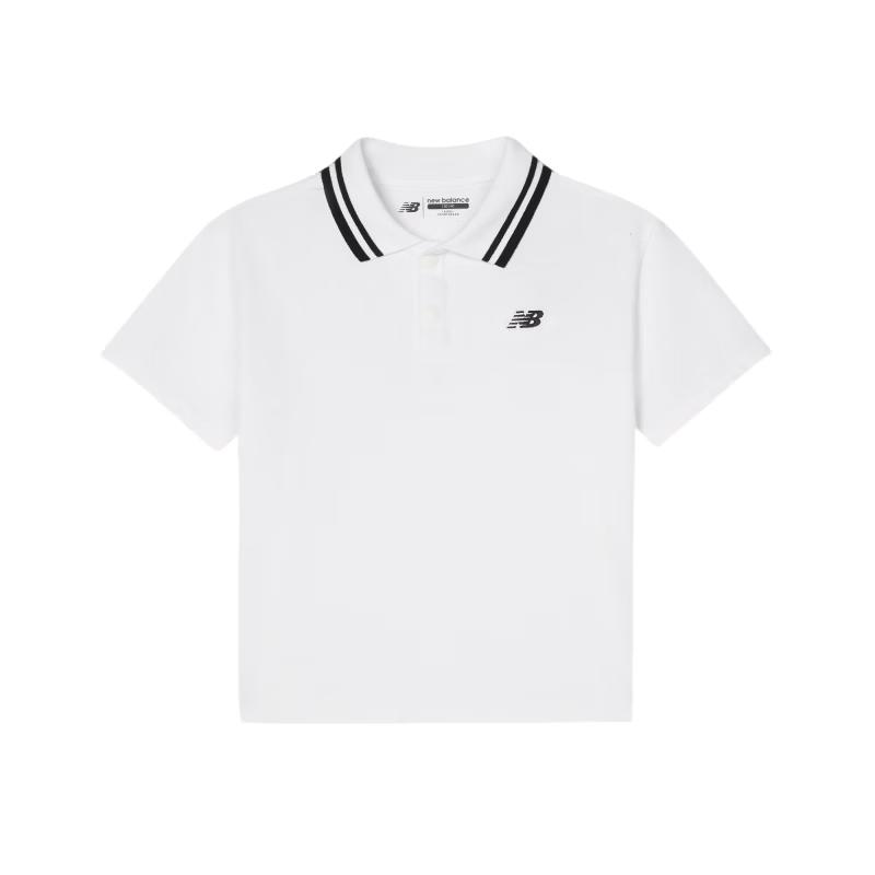 New Balance Kids  Unisex Summer Color-Block Polo Shirt 140