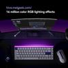 MelGeek MADE68 Air Wired US English Hall Effect Magnetic Low Profile Gaming Rapid Hot RGB Snap Tap Adjustable Online HIVE Customization Keyboard,