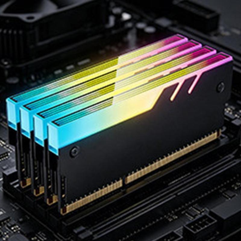 Metal Memory Heatsink With ARGB Lighting Memory Heat Spreader For DDR5 DDR4 DDR3 DDR2 Enhances Cooling Efficiency For Gaming PC And Workstation