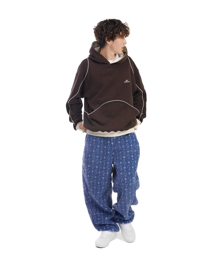 Sun Love Kumo Sherpa Fleece Pants Heather Pink