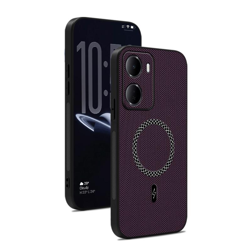 For Redmi 15A 5G Magnetic Triangle Pattern Anti Slip Hard Shockproof Protective Case Phone Cover For Redmi 15A 5G Funda