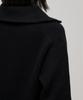 MUSINSA STANDARD WOMAN Women'S Lambswool Ribbed Knit Half Zip [Black]