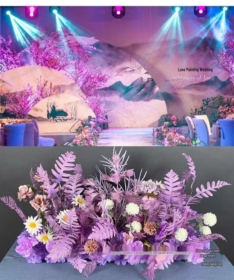 Seidenblumen-Gangdekorationen für Hochzeiten und Verlobungen