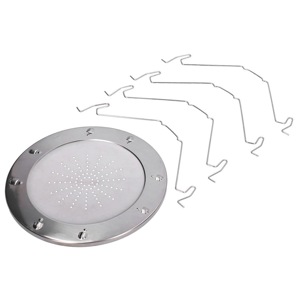 Folding Camp Stove Toaster Stainless Steel Camping Toaster Rack Holder for BBQ Party Outdoor Picnic