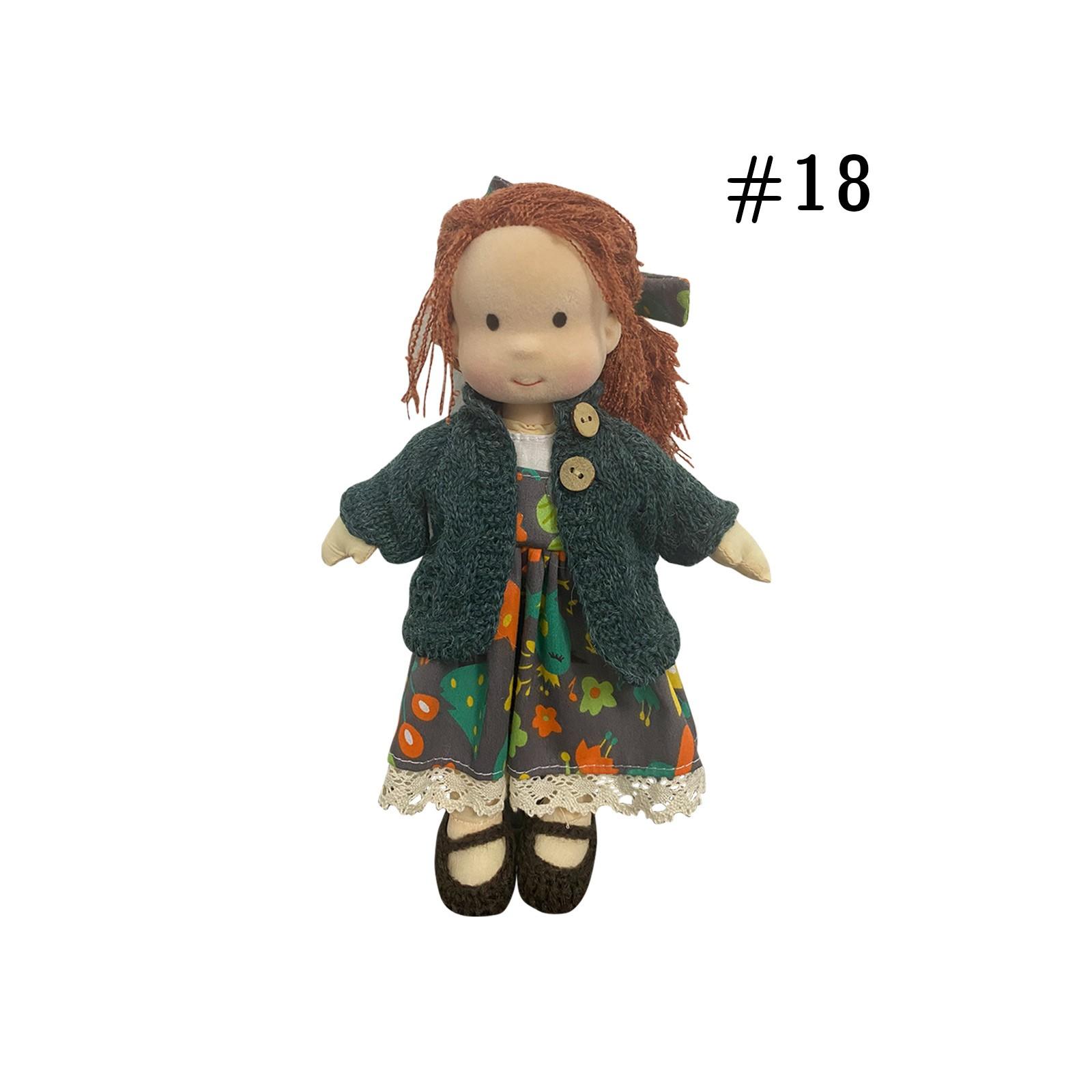 

Мягкая игрушка кукла, тряпичная кукла для малышей, подходит для девочек, подарок на день рождения, рождественский подарок на плюшевую игрушку One Size