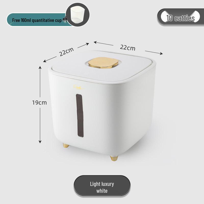 Japanese-Style Insect & Moisture-Proof 20 Jin Rice Storage Box